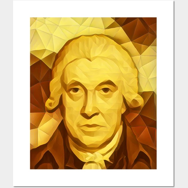 James Watt Golden Portrait | James Watt Artwork 9 Wall Art by JustLit